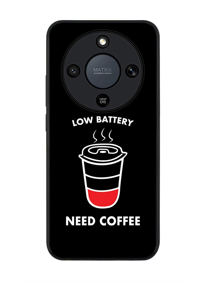Stylizedd For Honor X9d / Magic8 Lite / X70 Case,Slim fit Camera Protection, Shockproof Thin Phone cover  - Low battery need coffee - Image 1